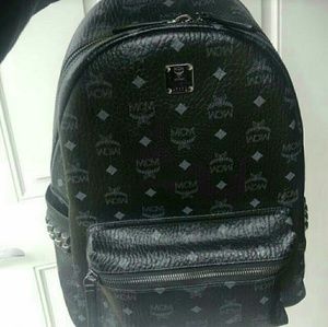 Black Mcm backpack